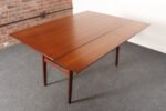 Danish Modern "Elevator" Metamorphic Coffee Table / Dining Table with Two Leaves - Image 20