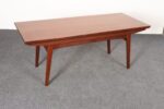 Danish Modern "Elevator" Metamorphic Coffee Table / Dining Table with Two Leaves - Image 29
