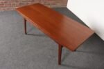 Danish Modern "Elevator" Metamorphic Coffee Table / Dining Table with Two Leaves - Image 36