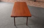 Danish Modern "Elevator" Metamorphic Coffee Table / Dining Table with Two Leaves - Image 33
