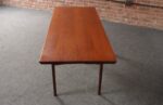 Danish Modern "Elevator" Metamorphic Coffee Table / Dining Table with Two Leaves - Image 33