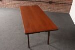 Danish Modern "Elevator" Metamorphic Coffee Table / Dining Table with Two Leaves - Image 35