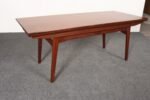 Danish Modern "Elevator" Metamorphic Coffee Table / Dining Table with Two Leaves - Image 39