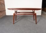 Danish Modern "Elevator" Metamorphic Coffee Table / Dining Table with Two Leaves - Image 26