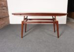 Danish Modern "Elevator" Metamorphic Coffee Table / Dining Table with Two Leaves - Image 26