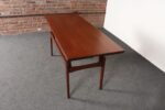 Danish Modern "Elevator" Metamorphic Coffee Table / Dining Table with Two Leaves - Image 30