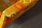 Scandinavian Folke Ohlsson Teak Settee in Jack Lenor Larsen "Caravan" Velvet - Image 50
