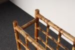 Vintage Bamboo and Rattan 24 Bottle Tabletop of Floor Wine Rack / Stand - Image 12
