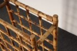 Vintage Bamboo and Rattan 24 Bottle Tabletop of Floor Wine Rack / Stand - Image 13