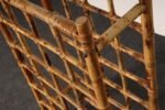 Vintage Bamboo and Rattan 24 Bottle Tabletop of Floor Wine Rack / Stand - Image 15