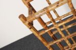 Vintage Bamboo and Rattan 24 Bottle Tabletop of Floor Wine Rack / Stand - Image 20