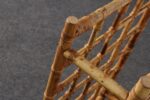 Vintage Bamboo and Rattan 24 Bottle Tabletop of Floor Wine Rack / Stand - Image 22