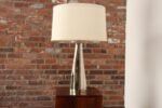 Mid-Century American Modern Chrome Hairpin / Wishbone Table Lamp by Laurel - Image 5