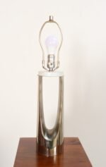 Mid-Century American Modern Chrome Hairpin / Wishbone Table Lamp by Laurel - Image 12