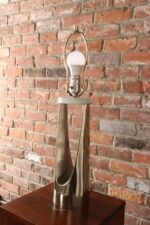 Mid-Century American Modern Chrome Hairpin / Wishbone Table Lamp by Laurel - Image 8