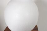 Vintage White Stippled Ceramic Orb Table Lamp by Lee Rosen for Design Technics - Image 15
