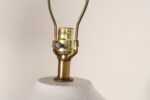 Vintage White Stippled Ceramic Orb Table Lamp by Lee Rosen for Design Technics - Image 16