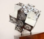 Vintage Italian Modernist "Stilkronen" Chrome Table Lamp by Oscar Torlasco - Image 10