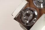 Vintage Italian Modernist "Stilkronen" Chrome Table Lamp by Oscar Torlasco - Image 26