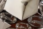 Vintage Italian Modernist "Stilkronen" Chrome Table Lamp by Oscar Torlasco - Image 31