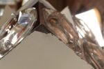 Vintage Italian Modernist "Stilkronen" Chrome Table Lamp by Oscar Torlasco - Image 32