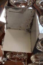 Vintage Italian Modernist "Stilkronen" Chrome Table Lamp by Oscar Torlasco - Image 33