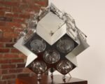 Vintage Italian Modernist "Stilkronen" Chrome Table Lamp by Oscar Torlasco - Image 15