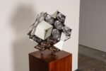 Vintage Italian Modernist "Stilkronen" Chrome Table Lamp by Oscar Torlasco - Image 9
