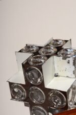 Vintage Italian Modernist "Stilkronen" Chrome Table Lamp by Oscar Torlasco - Image 24