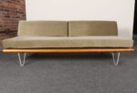Vintage Sage Mohair Daybed with Hairpin Legs by George Nelson for Herman Miller - Image 4