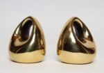 Vintage Brass Finish "Orb" Bookends by Ben Seibel for Jenfred Ware - Image 7