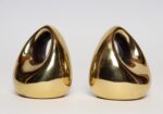 Vintage Brass Finish "Orb" Bookends by Ben Seibel for Jenfred Ware - Image 7