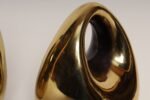 Vintage Brass Finish "Orb" Bookends by Ben Seibel for Jenfred Ware - Image 13