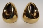 Vintage Brass Finish "Orb" Bookends by Ben Seibel for Jenfred Ware - Image 9