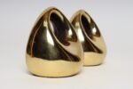 Vintage Brass Finish "Orb" Bookends by Ben Seibel for Jenfred Ware - Image 2