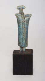 Vintage Etruscan Style Mounted Terracotta Female Idol / Deity Effigy Sculpture - Image 5