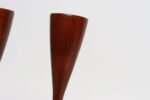 Pair of Danish Modern Sculptural Organic Form Candlesticks by Digsmed - Image 21