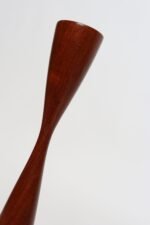 Pair of Danish Modern Sculptural Organic Form Candlesticks by Digsmed - Image 14