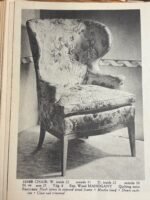 Deco Mahogany and Bouclé Wingback Chair by Edward Wormley for Dunbar Model 103B - Image 28