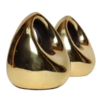 Vintage Brass Finish "Orb" Bookends by Ben Seibel for Jenfred Ware