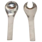 Danish Modernist "Blue Shark" Salad Servers by Svend Siune for Georg Jensen