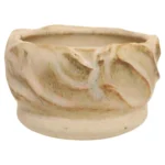 Small Studio Ceramic Matte Glazed Incised Ceramic Bud Vase by Deanna Nichols