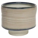 Petite Vintage Gray and Blue Studio Stoneware Vessel/Bud Vase by Deanna Nichols