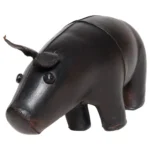 Petite Vintage Hand-Dyed Leather Pig After Dmitiri Omersa
