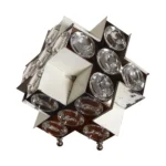 Vintage Italian Modernist "Stilkronen" Chrome Table Lamp by Oscar Torlasco