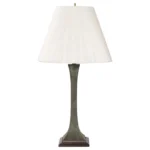 Vintage Verdigris Bronze Columnar Table Lamp by Stewart Ross James for Hansen