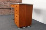 Bauhaus Desk in Beech, Black Laminate, and Bakelite with Tubular Steel Base - Image 8