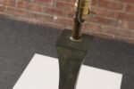 Vintage Verdigris Bronze Columnar Table Lamp by Stewart Ross James for Hansen - Image 12
