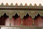 Vintage Moroccan Hand Painted Wall Mounted Three Tiered Spice Shelf / Bracket - Image 16