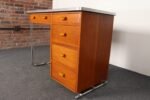 Bauhaus Desk in Beech, Black Laminate, and Bakelite with Tubular Steel Base - Image 10